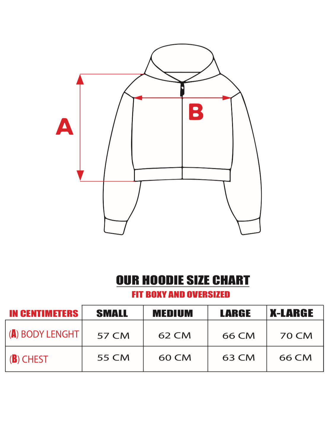 RED MULTI-POCKETS ZIP-UP HOODIE