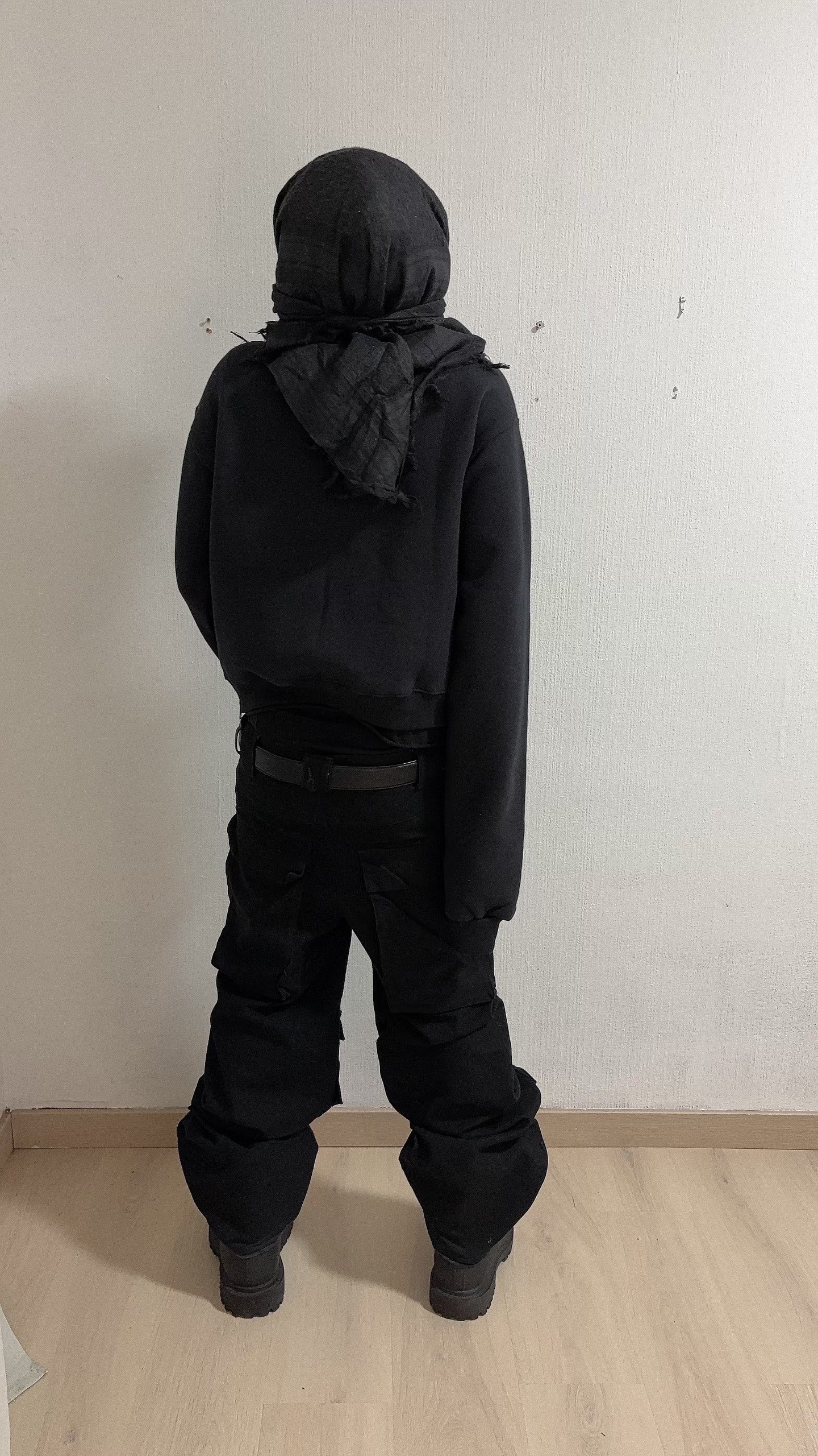ARAB MANI TURBAN SCARF ZIPPER HOODIE