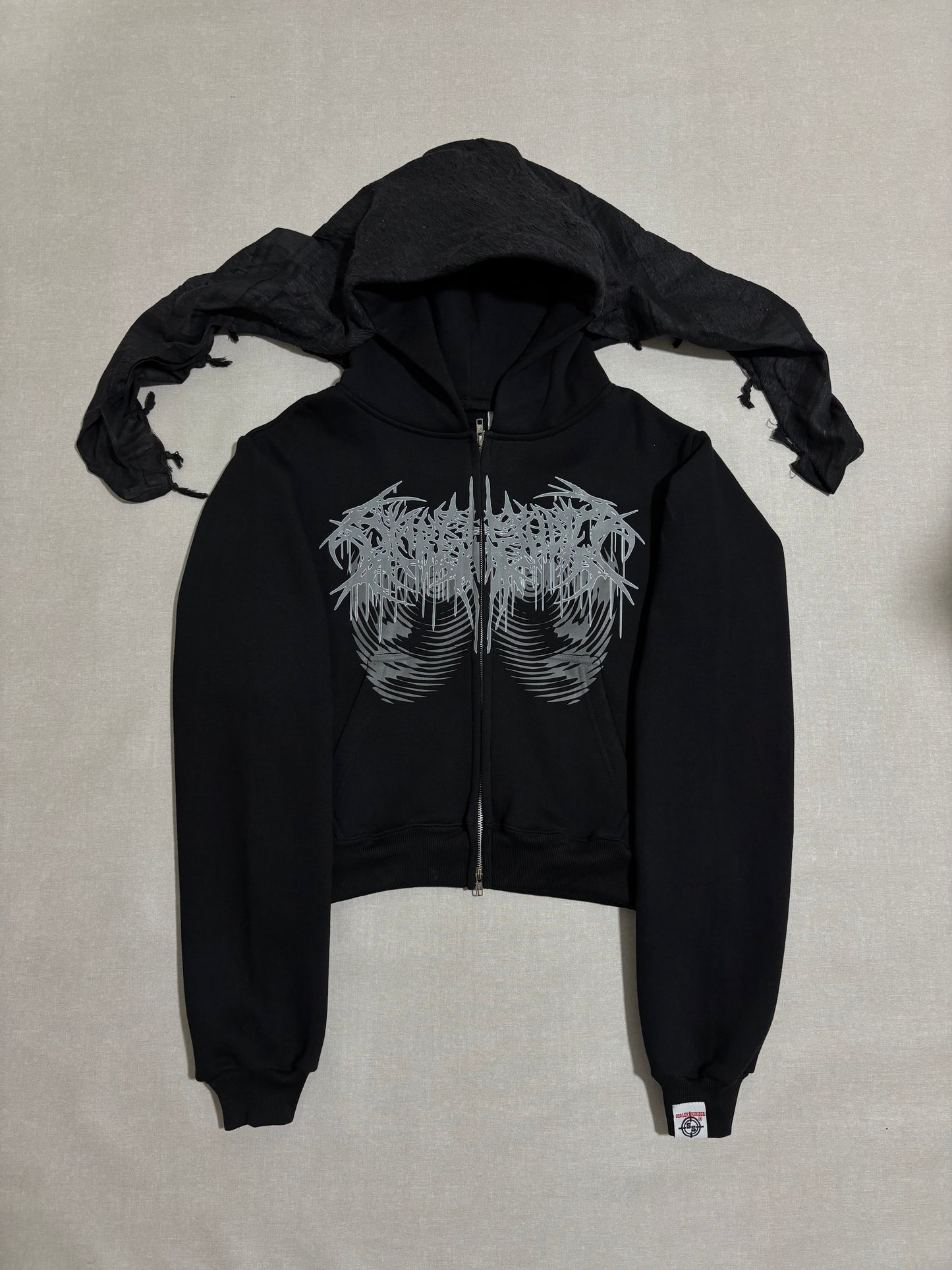 ARAB MANI TURBAN SCARF ZIPPER HOODIE