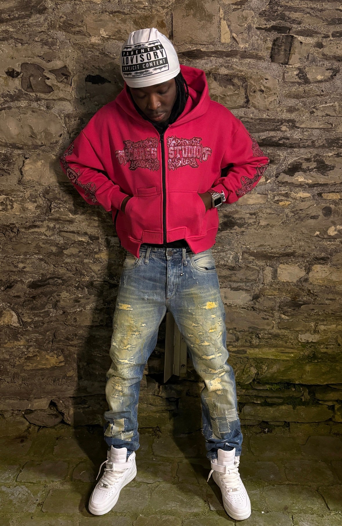 SIGNATURE HOT PINK TECH. ZIPPER