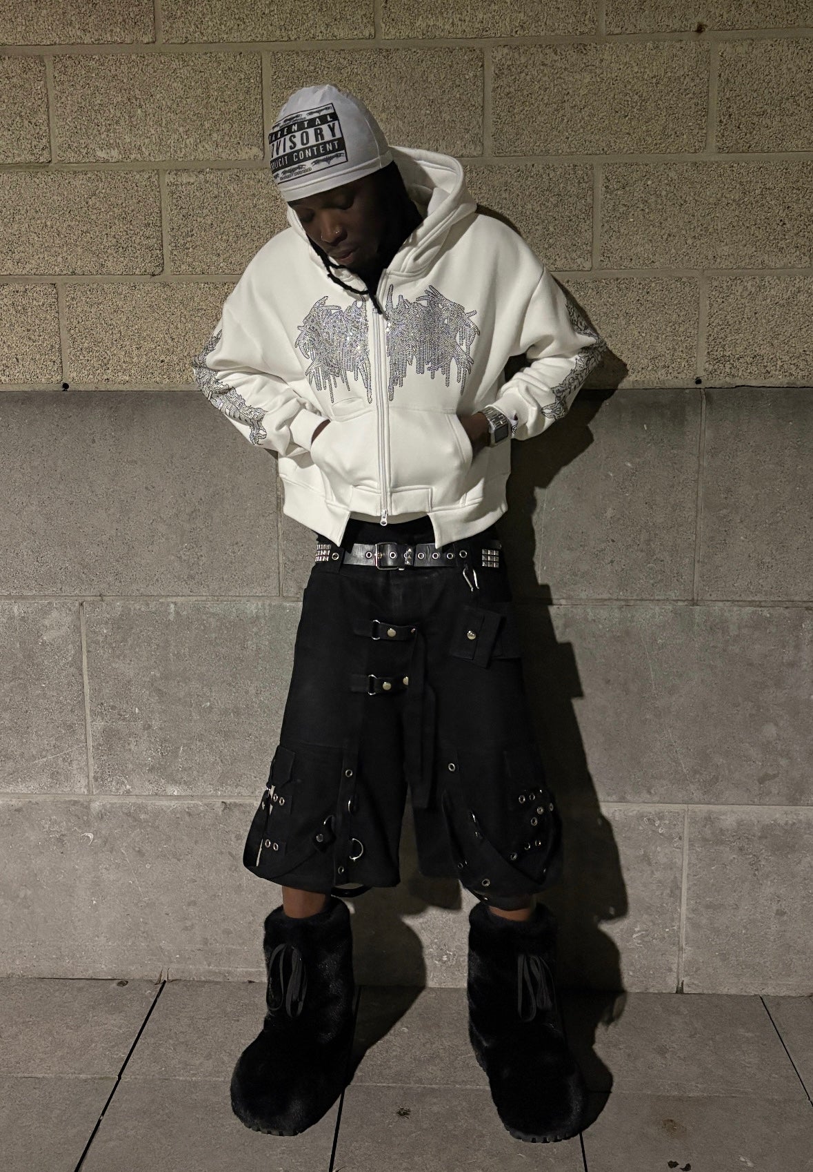 ARAB MANI WHITE TECH. ZIPPER