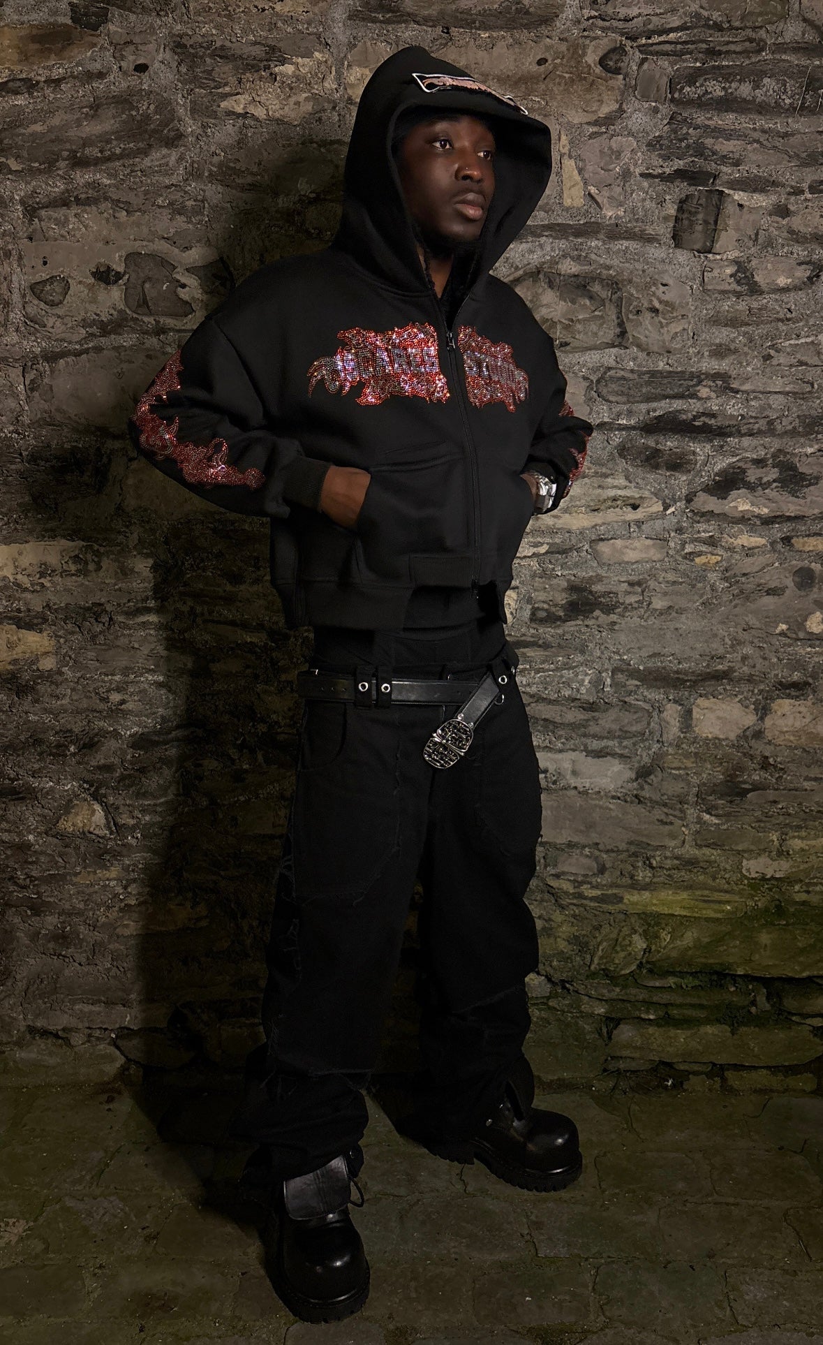 SIGNATURE BLACK & ORANGE TECH. ZIPPER