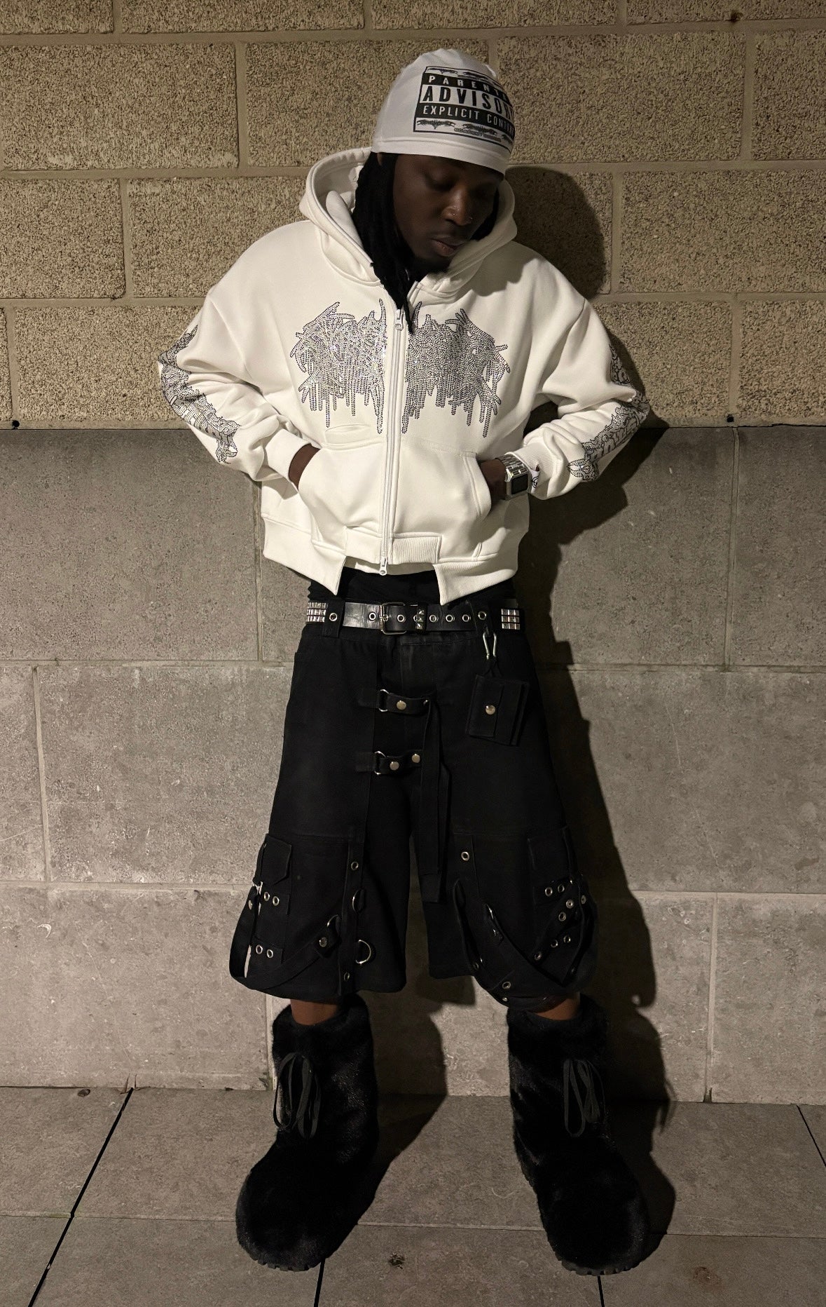 ARAB MANI WHITE TECH. ZIPPER