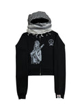 ANARCHY WARRIORS TURBAN SCARF ZIPPER