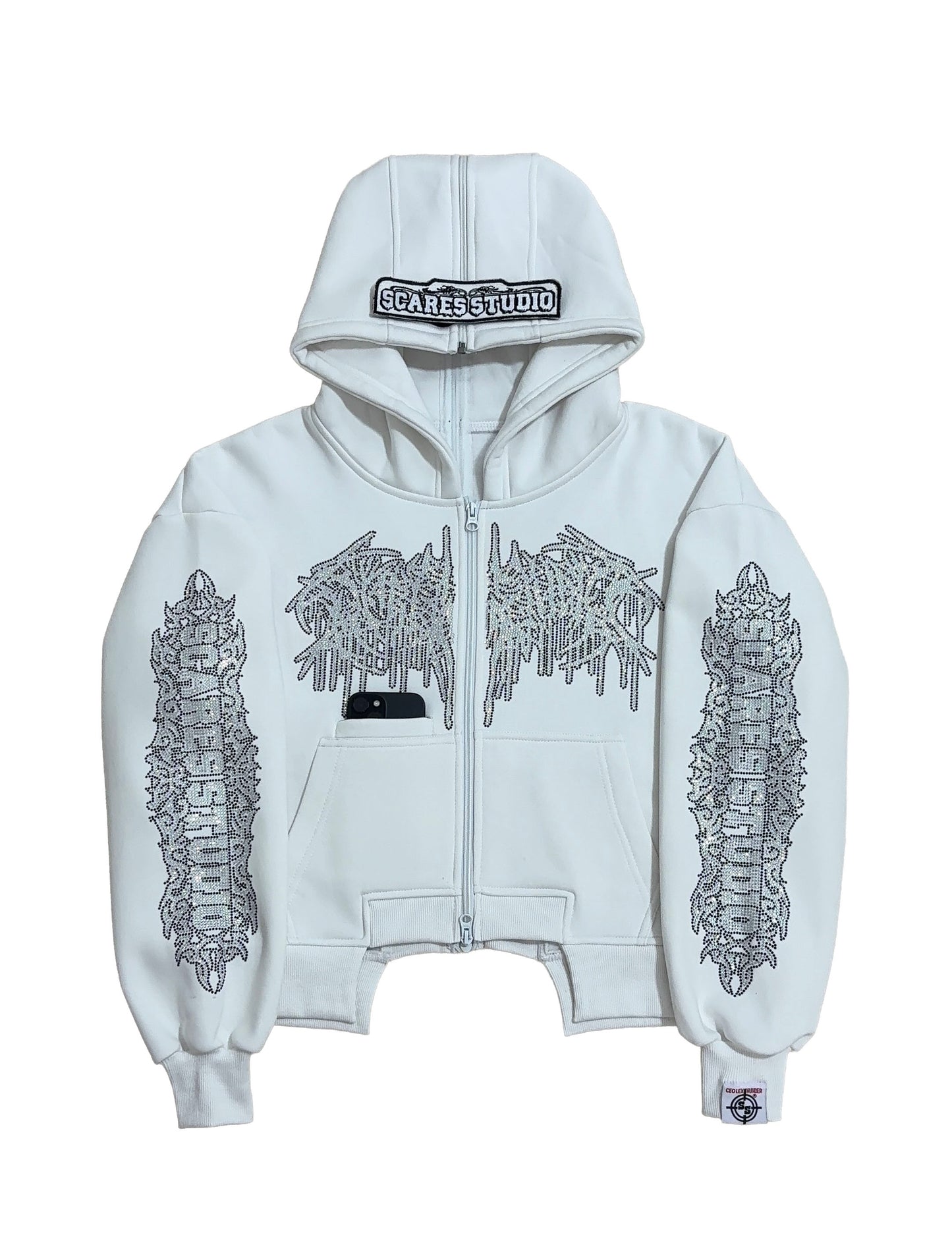 ARAB MANI WHITE TECH. ZIPPER