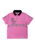 THE NEW BORNSTAR ROSE PINK POLO SHIRT