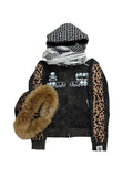 ACID WASH HYB. HOODIE [SCARF & FUR HOODS STYLES]
