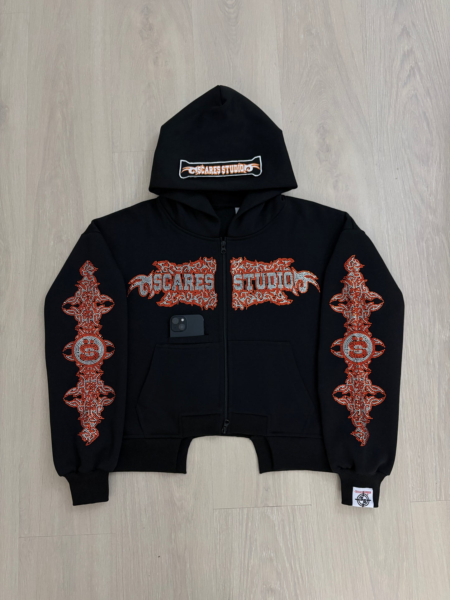 SIGNATURE BLACK & ORANGE TECH. ZIPPER