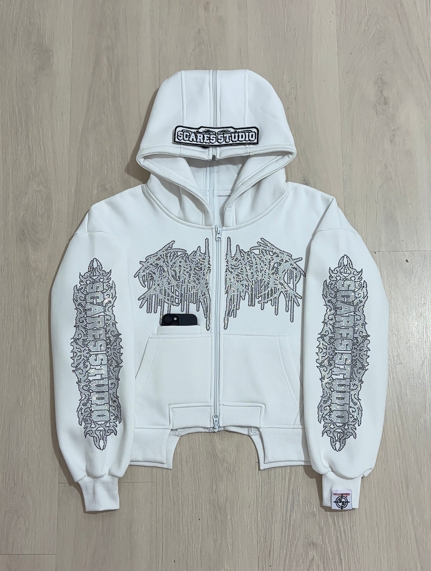 ARAB MANI WHITE TECH. ZIPPER