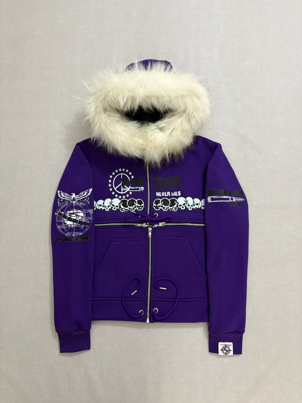PURPLE HYB. HOODIE [3 DIFFERENT HOODS STYLES]
