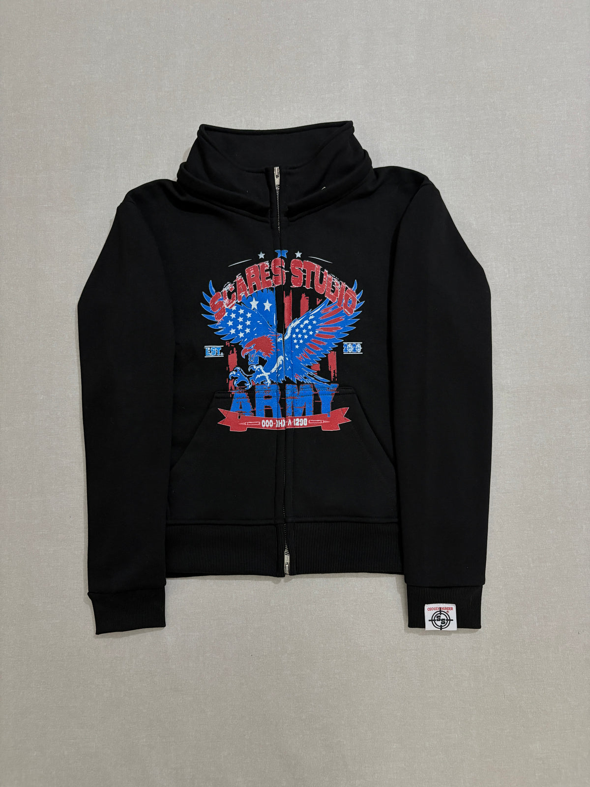 USA ARMY HYB. HOODIE [SCARF & FUR HOODS STYLES]