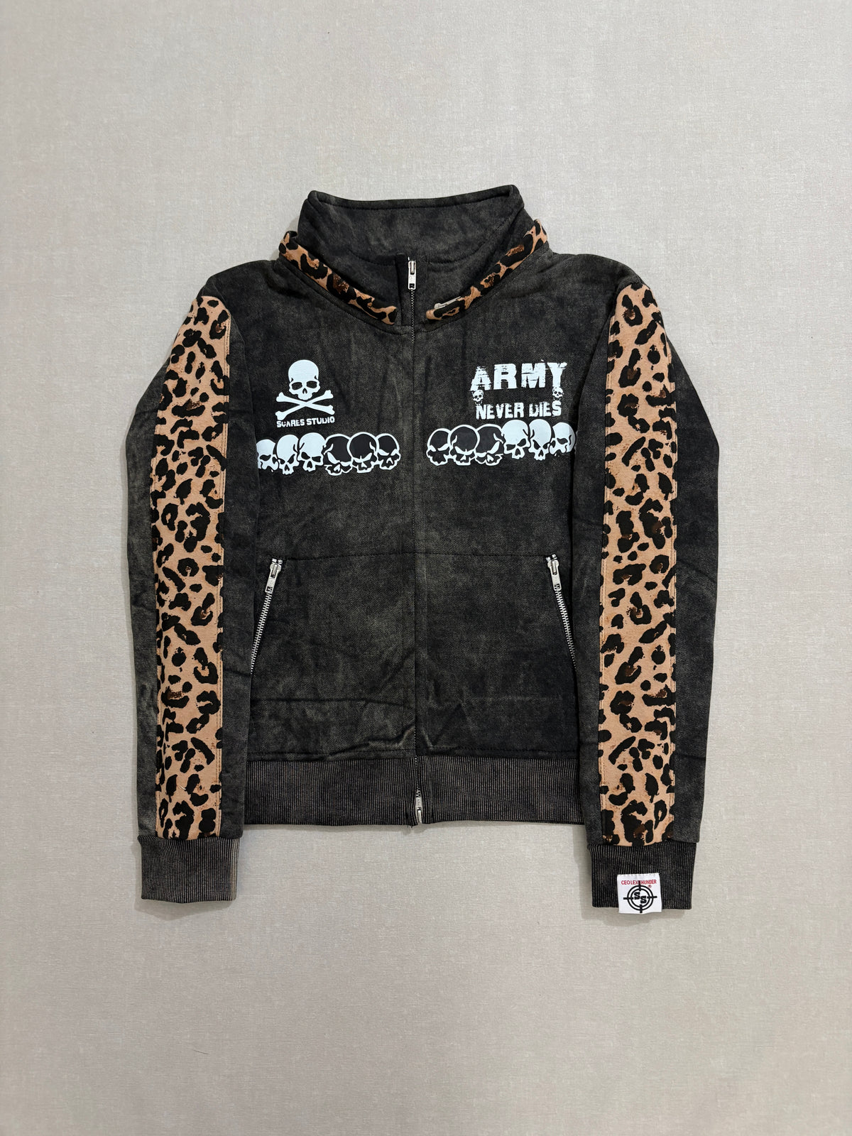 ACID WASH HYB. HOODIE [SCARF & NORMAL HOODS STYLES]