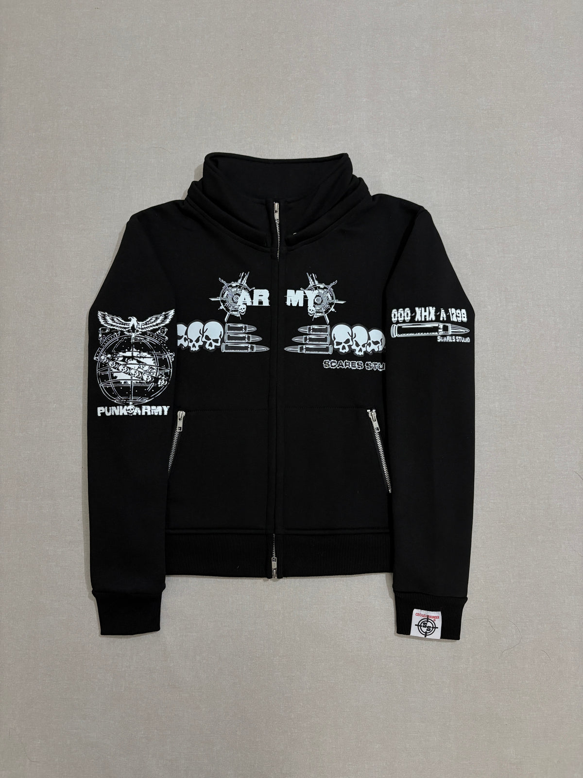 BLACK HYB. [HOODIE SCARF & NORMAL HOODS STYLES]