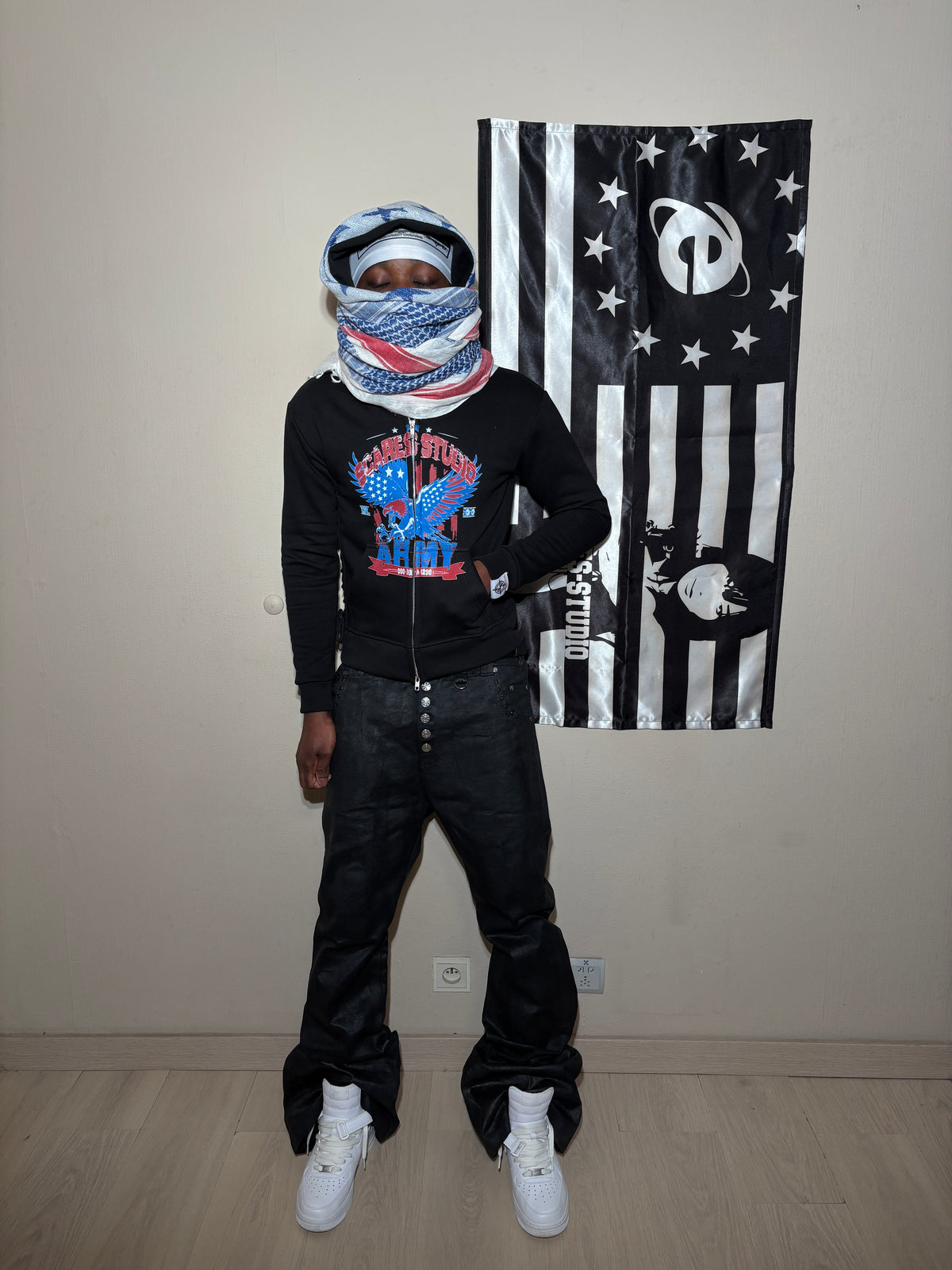 USA ARMY HYB. HOODIE [3 DIFFERENT HOODS STYLES]