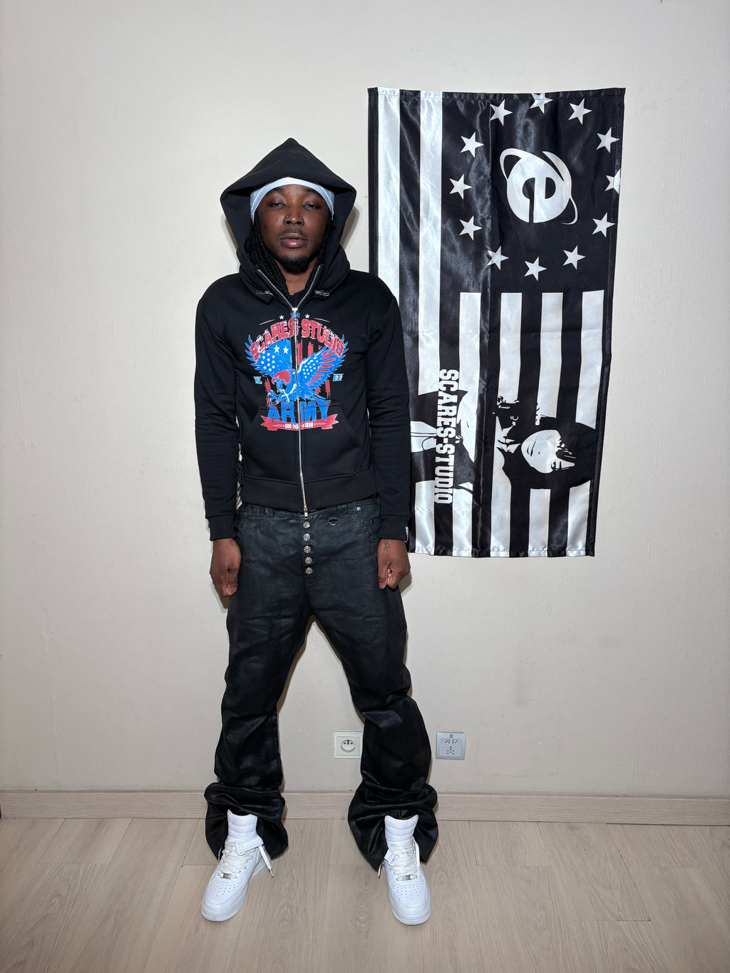 USA ARMY HYB. HOODIE [3 DIFFERENT HOODS STYLES]