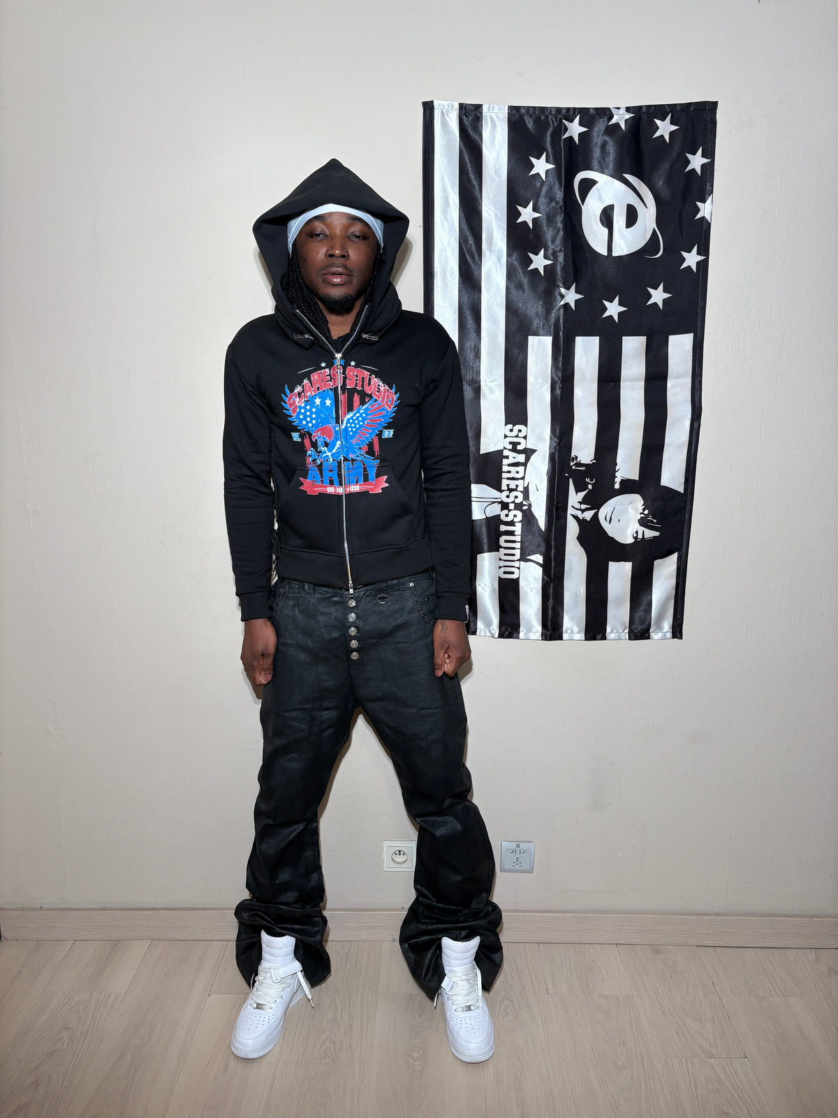 USA ARMY HYB. HOODIE [3 DIFFERENT HOODS STYLES]