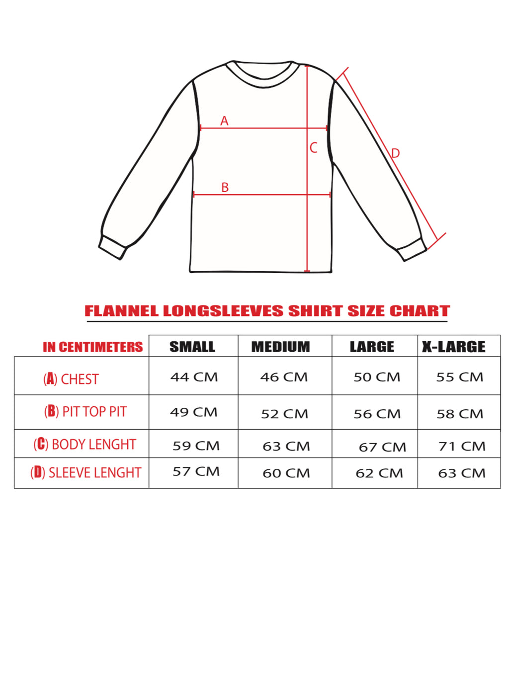 RED & BLACK FLANNEL LONG-SLEEVE T-SHIRT