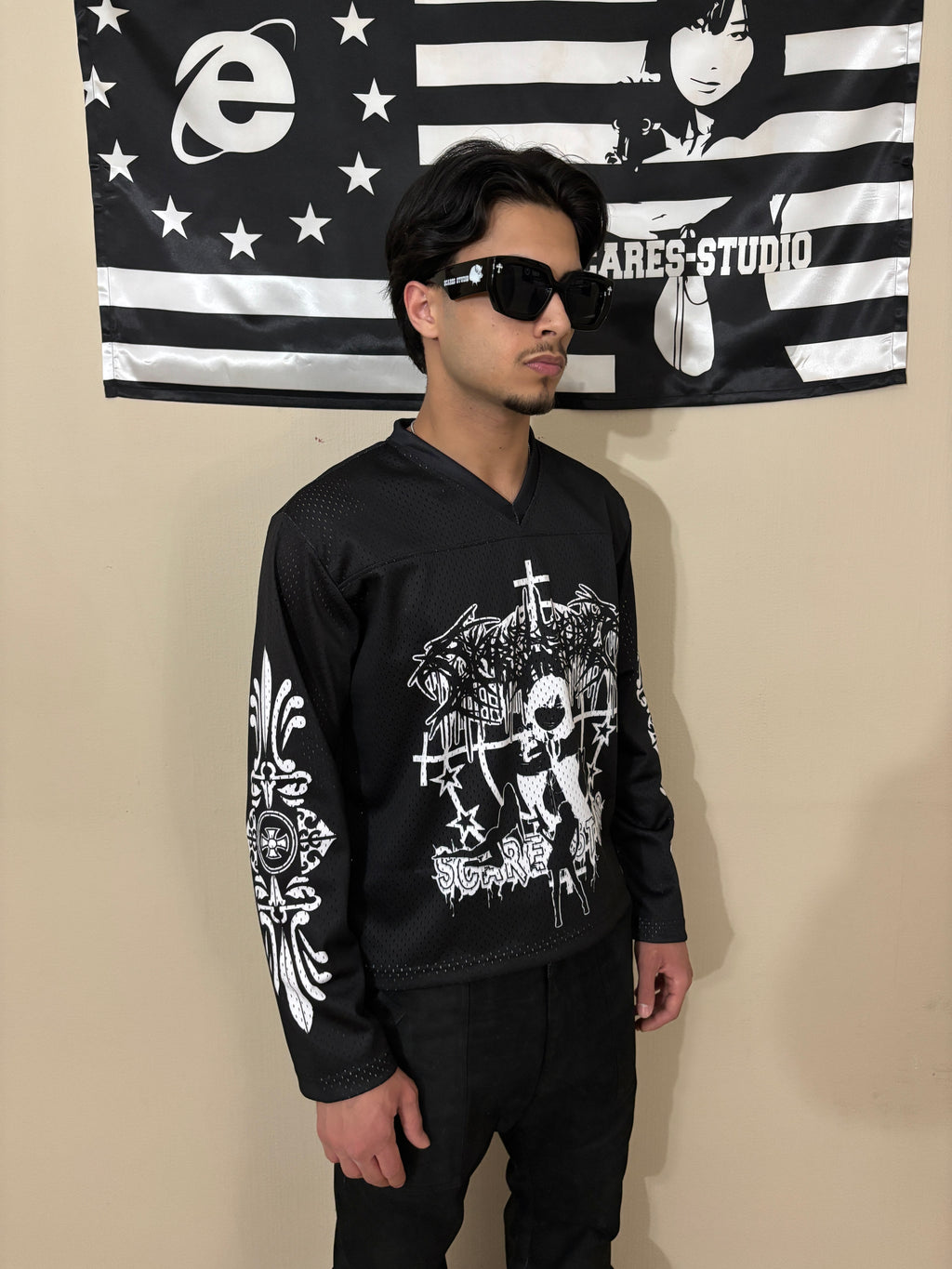 GUN CLUB BLACK LONG SLEEVE JERSEY