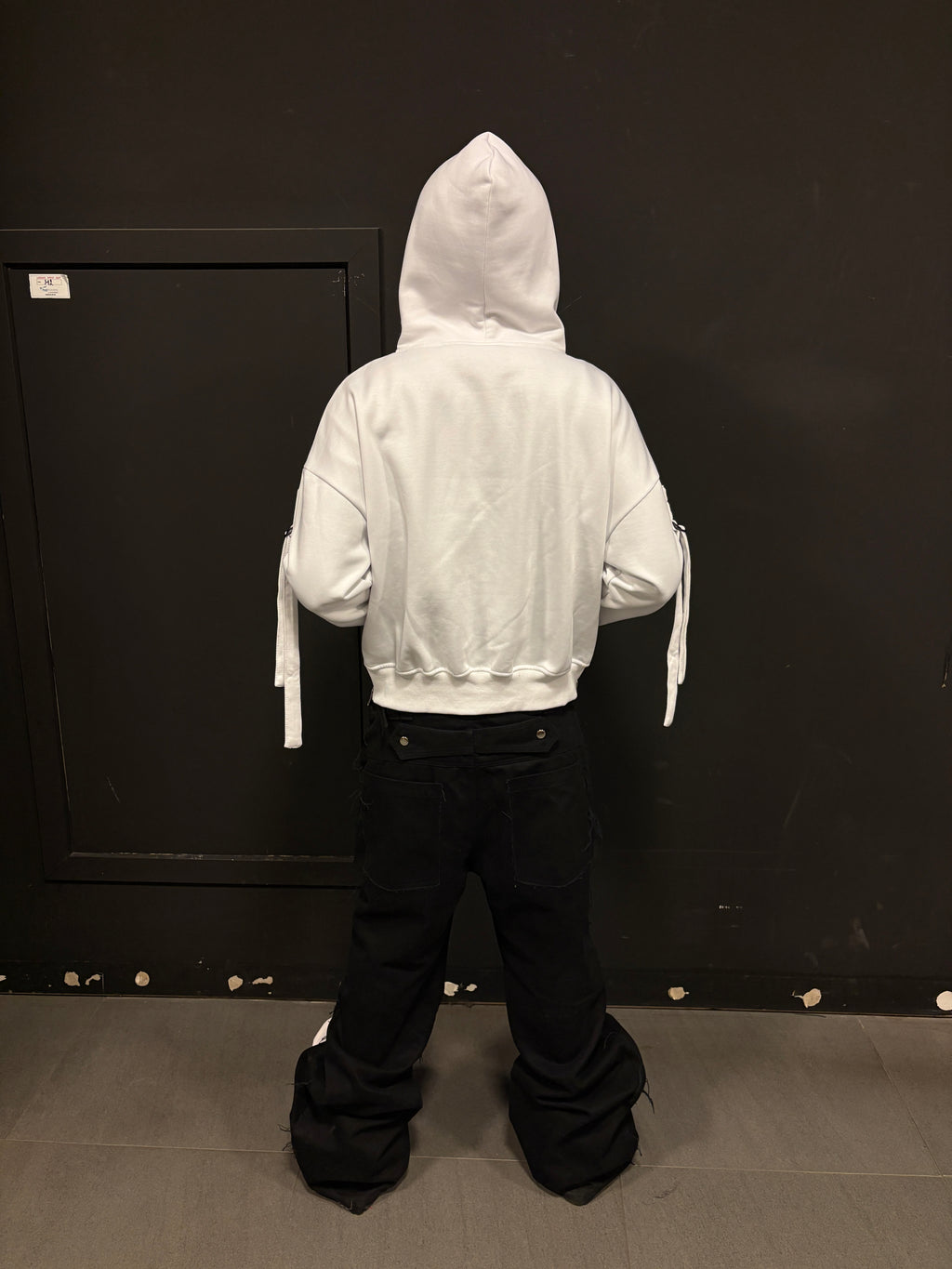 WHITE CHAOTIC ANARCHY CLAN ZIPPER