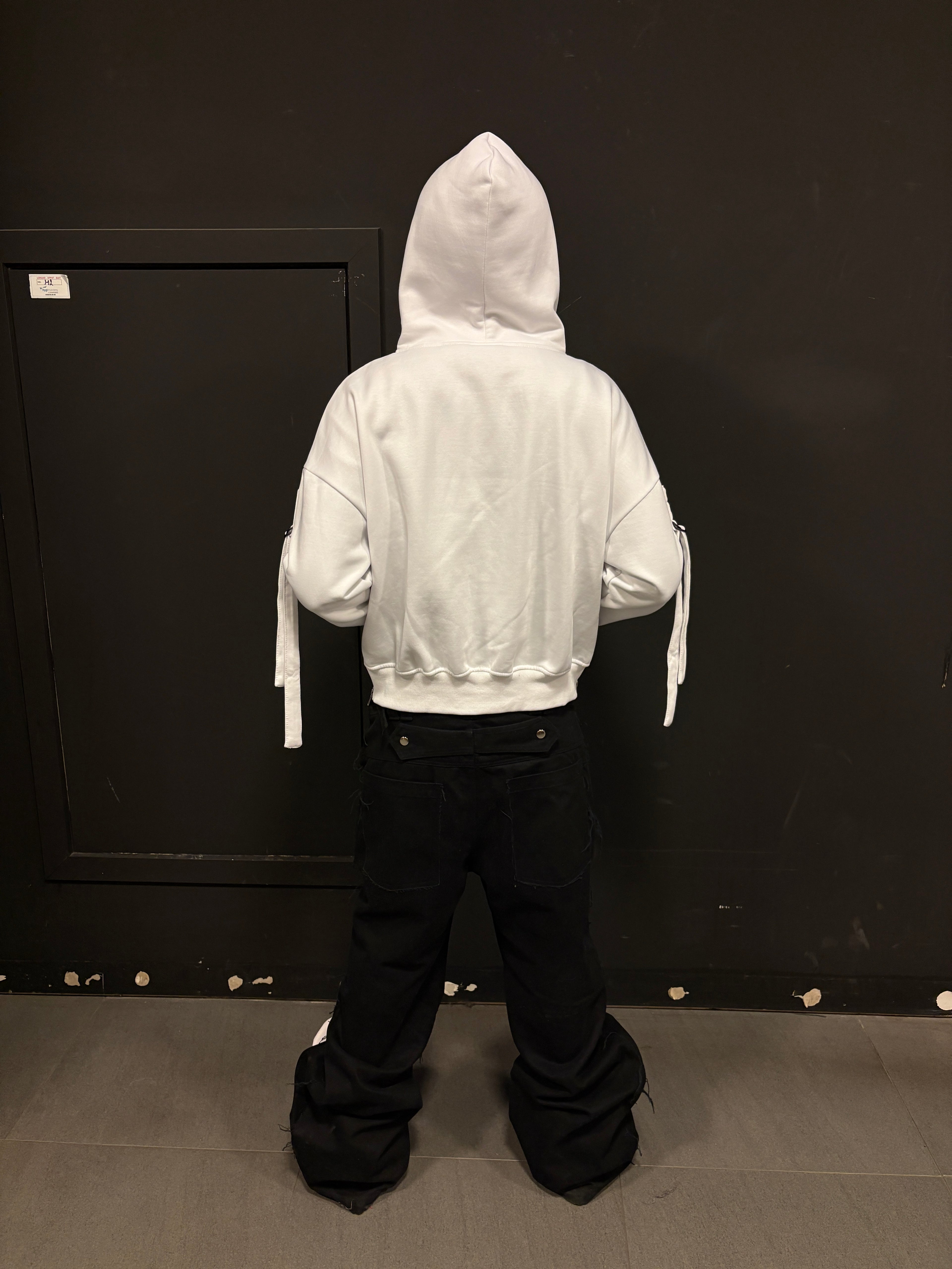 WHITE CHAOTIC ANARCHY CLAN ZIPPER