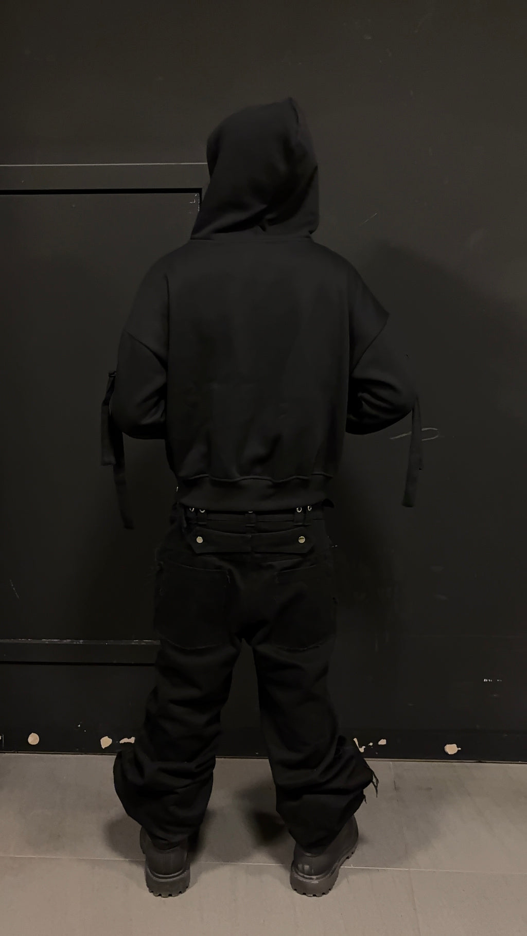 BLACK CHAOTIC ANARCHY CLAN ZIPPER