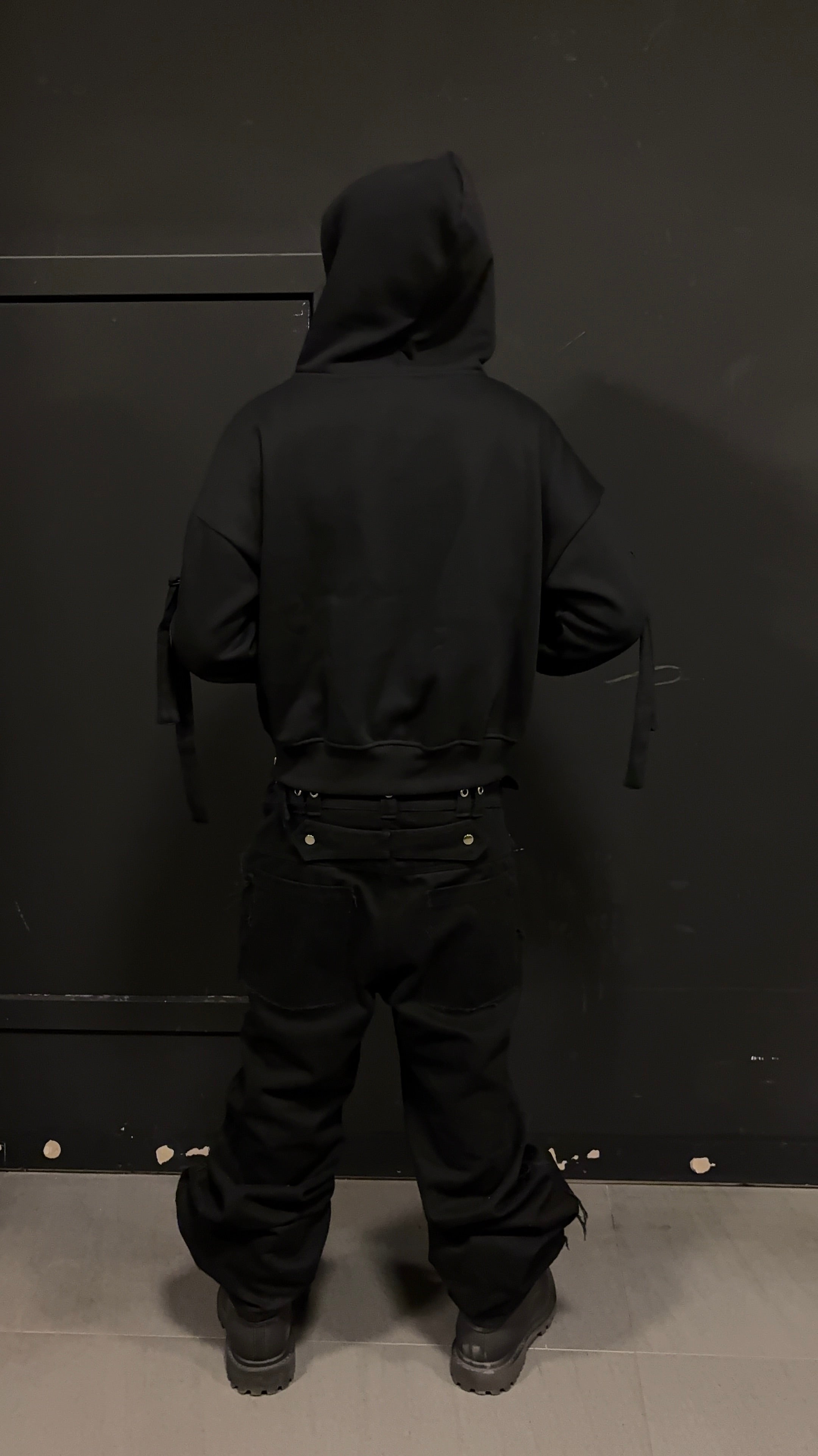 BLACK CHAOTIC ANARCHY CLAN ZIPPER