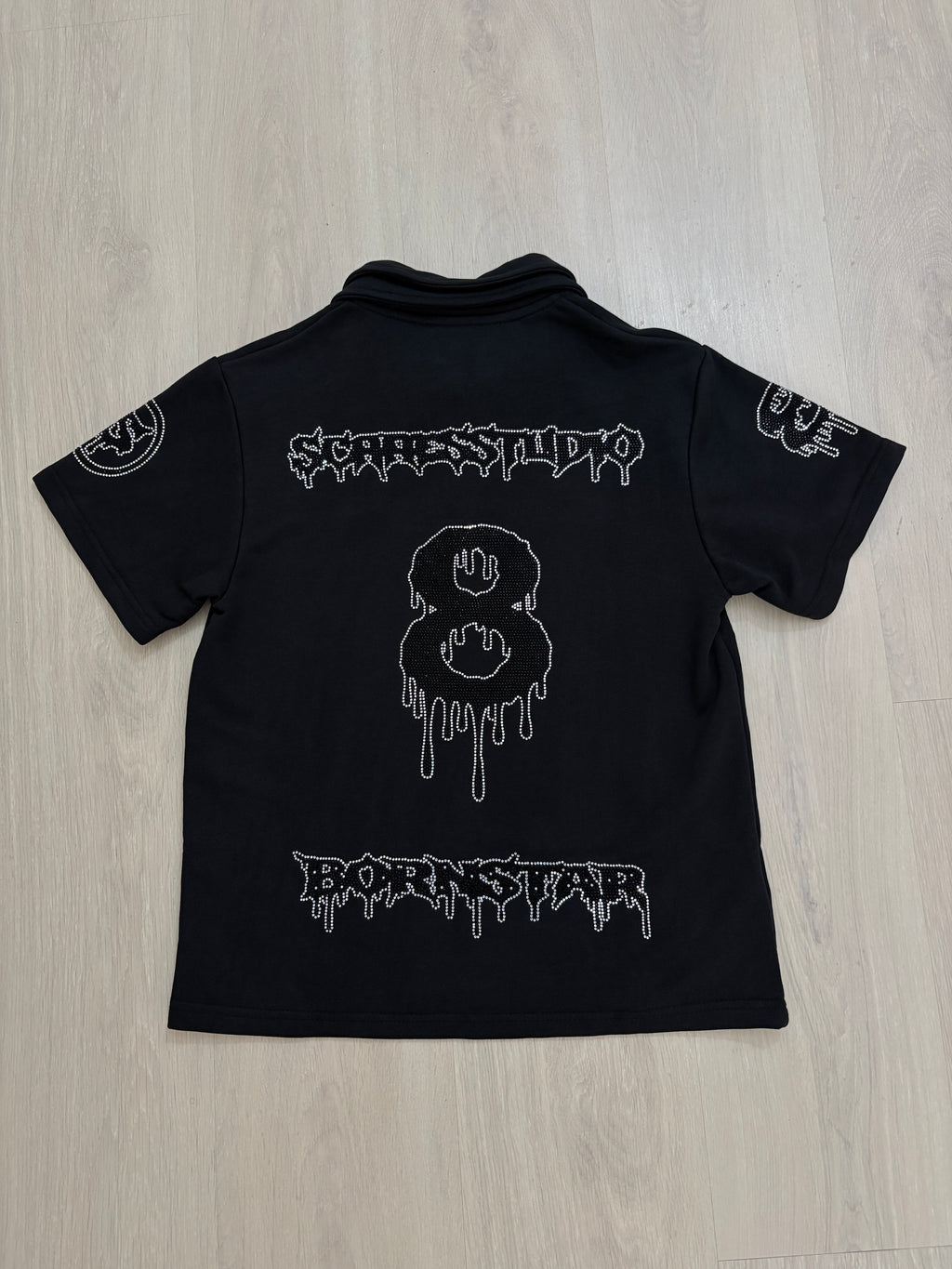 LIFE IS WAR BLACK POLO SHIRT