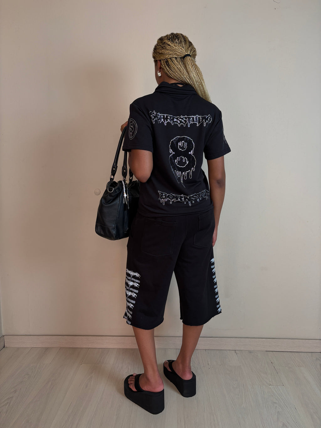 LIFE IS WAR BLACK POLO SHIRT