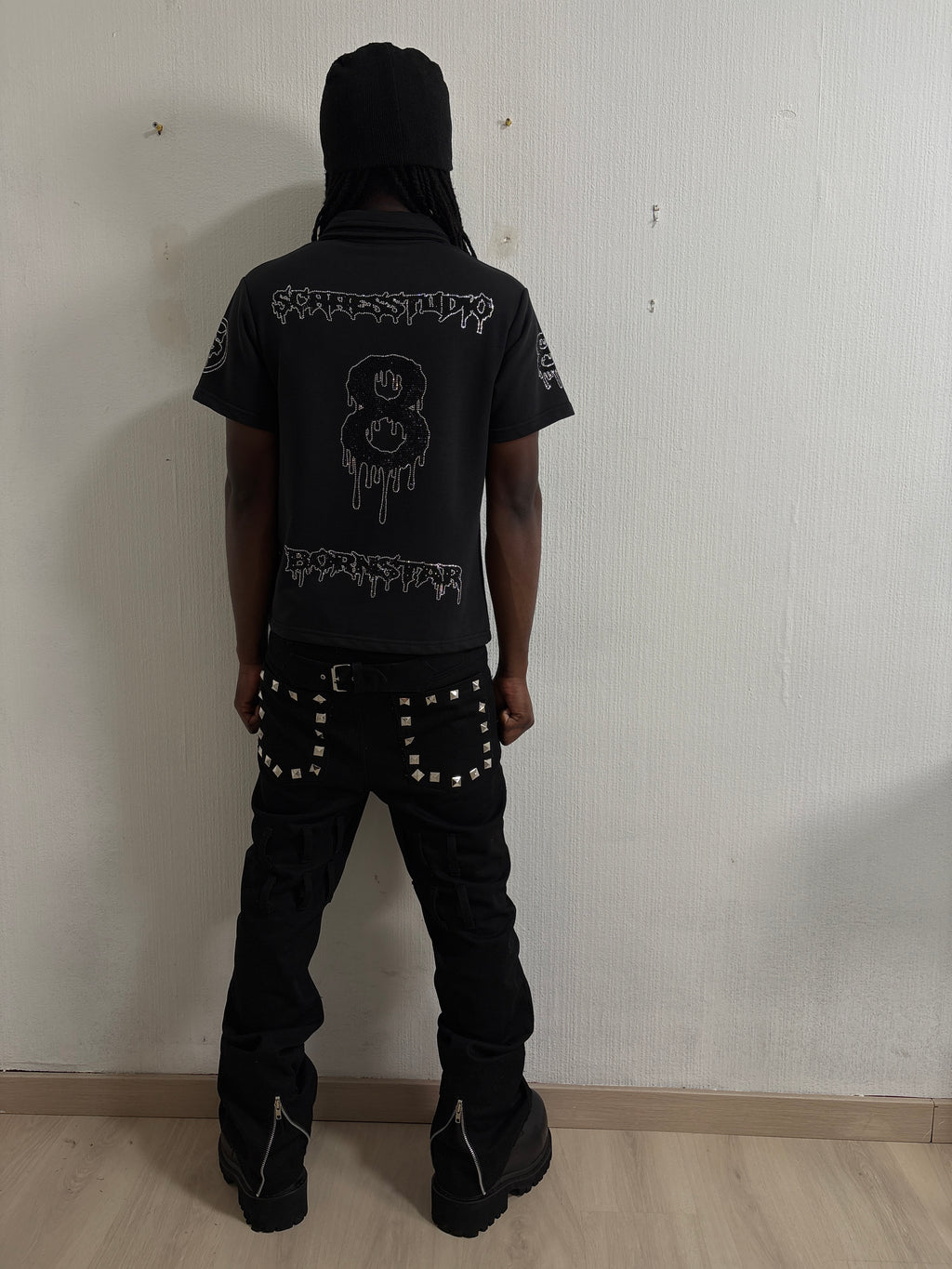 LIFE IS WAR BLACK POLO SHIRT