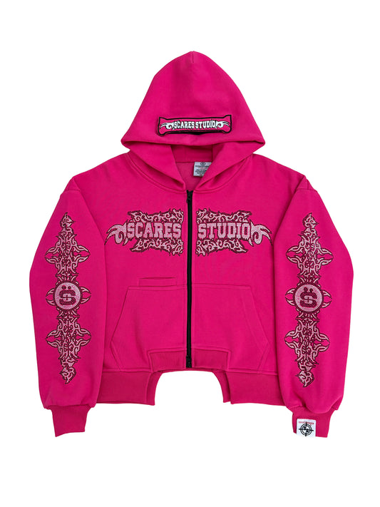 SIGNATURE HOT PINK TECH. ZIPPER