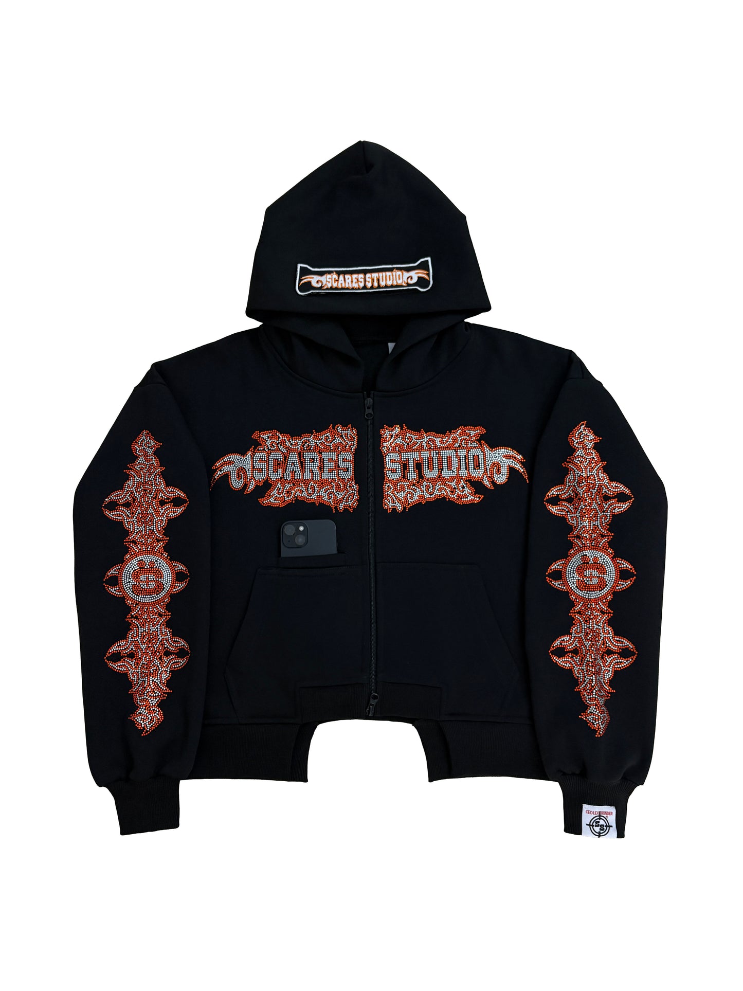 SIGNATURE BLACK & ORANGE TECH. ZIPPER