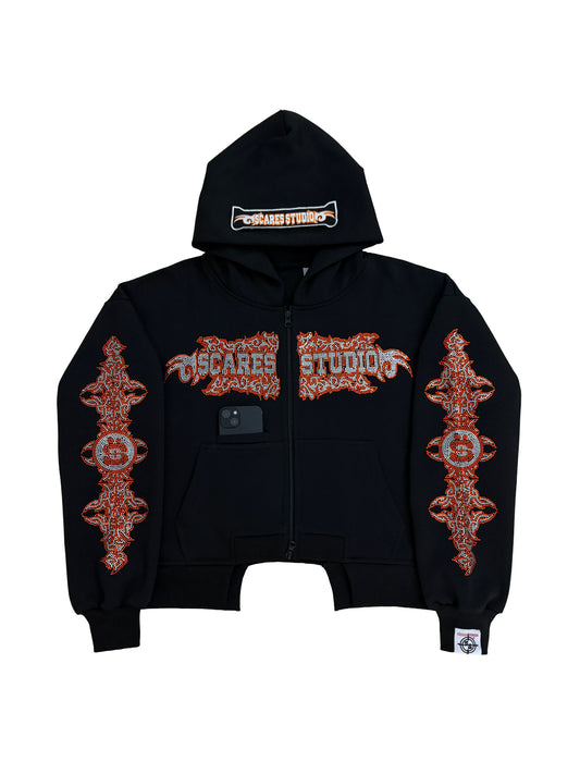 SIGNATURE BLACK & ORANGE TECH. ZIPPER