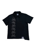 THE SKULL BLACK POLO SHIRT