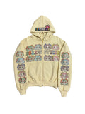 VANILLA CREAM MULTI-COLOUR BARBIE ZIPPER
