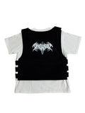 T-SHIRT + BLACK ARAB MANI ARMOUR VEST